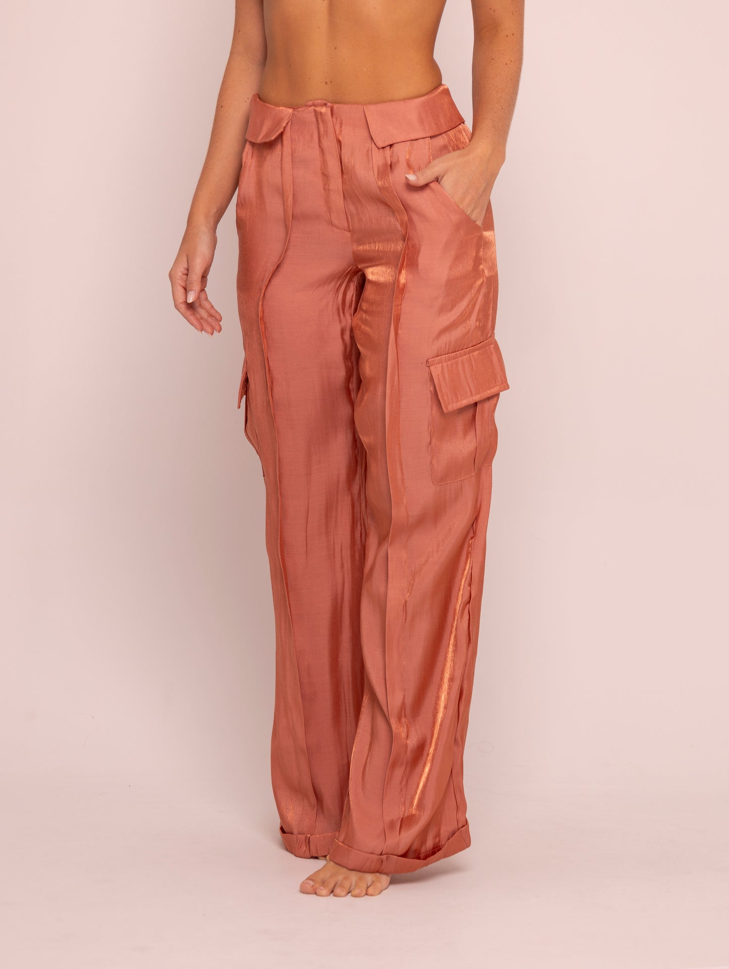 DALI CARGO PANTS SILKY