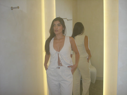 THE LINEN VEST