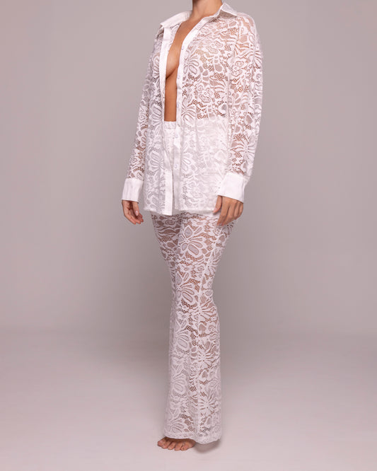 THE LACE PANTS SET